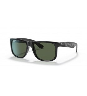 Ray-Ban RB4165ã‚¸ãƒ£ã‚¹ãƒ†ã‚£ãƒ³ãƒŸãƒƒã‚­ãƒ¼ D20S(54-16)ã‚°ãƒªãƒ¼ãƒ³ãƒ¬ãƒ³ã‚ºã¯ã€é»’ãƒ•ãƒ¬ãƒ¼ãƒ ã‚µãƒ³ã‚°ãƒ©ã‚¹