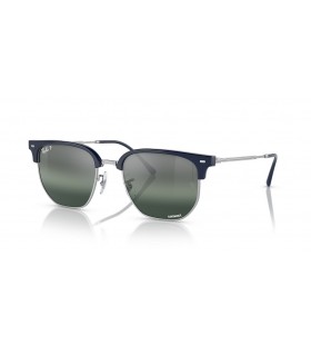 Ray-Ban RB4416æ–°Clubmaster L(51-20)ã‚·ãƒ«ãƒãƒ¼ãƒ¬ãƒ³ã‚ºã€ãƒ–ãƒ«ãƒ¼ãƒ•ãƒ¬ãƒ¼ãƒ ã‚µãƒ³ã‚°ãƒ©ã‚¹