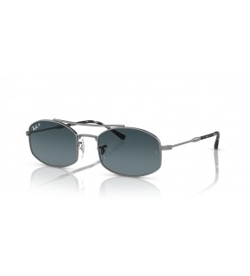 Ray-Ban RB3719L(54-20)ブルーレンズや銀のフレームサングラス