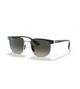 Ray-Ban RB3698Mスクーデリア-フェラーリの収集L(53-20)灰色のレンズは、黒フレームサングラス