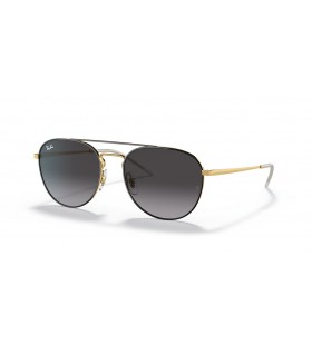Ray-Ban RB3589L(55-18)灰色のレンズは、黒フレームサングラス