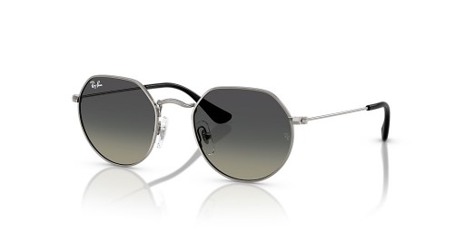 Ray-Ban RB9565S Jack Barn M (47 - 19), med Grå linser og Sølv frame Solbriller