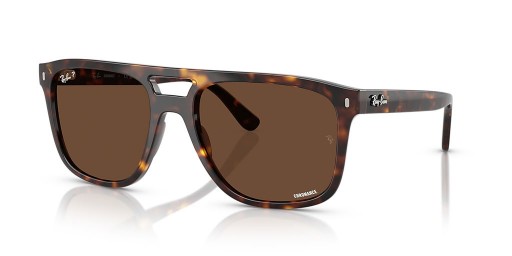 Ray-Ban RB2213CH Chromance XL (58 - 20) med Brune linser og Tortoise frame Solbriller