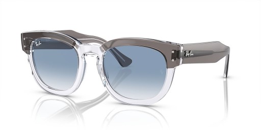 Ray-Ban RB0298S Mega Hawkeye L (53 - 21) med Blå linser og Grå frame Solbriller