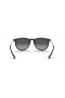 Ray-Ban RB4171F Erika Classic XL (57 - 18) med Grå linser og Svart frame Solbriller