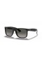 Ray-Ban RB4165 Justin Klassisk S (54 - 16) med Grå linser og Svart frame Solbriller