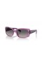 Ray-Ban RB4389 S (55 - 17) med Grå linser og Fiolett frame Solbriller