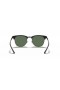 Ray-Ban RB3716 Clubmaster Metall L (51 - 21) med Grønne linser og Svart frame Solbriller