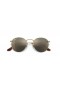 Ray-Ban RB8247 Runde Titanium S (50 - 21) med Blå linser og Gull frame Solbriller