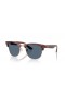 Ray-Ban RBR0504S Clubmaster Omvendt S (51 - 21) med Blå linser og Gull frame Solbriller