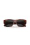 Ray-Ban RB0947S Carlos M (56 - 18) med Svarte linser og Brown frame Solbriller