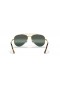 Ray-Ban RB3625 Nye Aviator L (58 - 14) med Sølv linser og Gull frame Solbriller