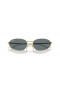 Ray-Ban RB3734 L (56 - 18) med Blå linser og Gull frame Solbriller