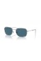 Ray-Ban RB3706 L (54 - 20) med Blå linser og Sølv frame Solbriller
