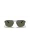 Ray-Ban RB3663 XL (60 - 17) med Grønne linser og Sølv frame Solbriller
