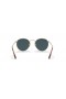 Ray-Ban RB8247 Runde Titanium S (50 - 21) med Blå linser og Gull frame Solbriller