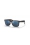 Ray-Ban RB9069S Justin Barn S (48 - 16) med Blå linser og Svart frame Solbriller