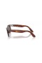 Ray-Ban RB2242 Wayfarer Oval L (53 - 22) med Blå linser og Brown frame Solbriller