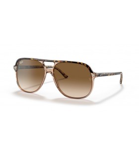 Ray-Ban RB2198 Bill M (60 - 14) med Brune linser og Tortoise frame Solbriller