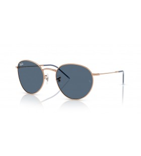 Ray-Ban RBR0103S Runde Omvendt L (53 - 21) med BlÃ¥ linser og Gull frame Solbriller