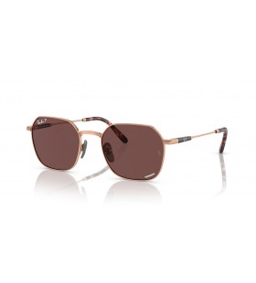 Ray-Ban RB8094 Jim Titanium M (53 - 20) med Fiolett linser og Beige frame Solbriller