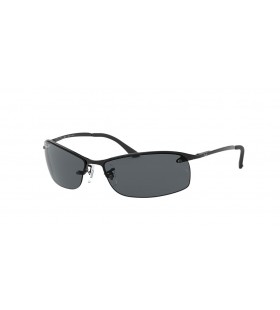 Ray-Ban RB3183 M (63 - 15) med GrÃ¥ linser og Svart frame Solbriller