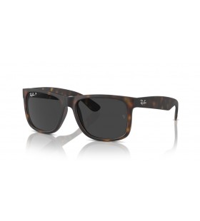Ray-Ban RB4165F Justin Klassiske M (55 - 17) med Grå linser og Tortoise frame Solbriller