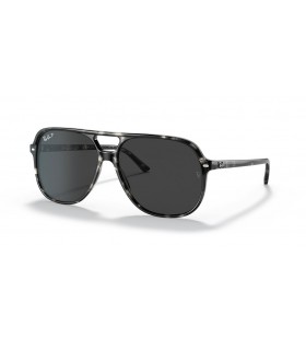 Ray-Ban RB2198 Bill M (60 - 14) med Grå linser og Tortoise frame Solbriller
