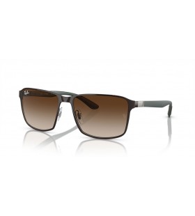Ray-Ban RB3721 XXL (59 - 17) med Brune linser og Brown frame Solbriller