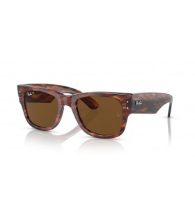 Ray-Ban RB0840S Mega Wayfarer M (51 - 21) med Brune linser og Brown frame Solbriller
