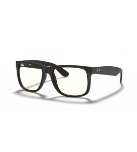 Ray-Ban RB4165 Justin Klare S (54 - 16) med Gjennomsiktig linser og Svart frame Solbriller