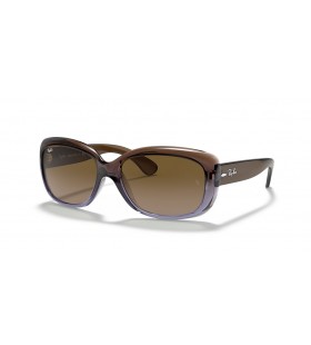 Ray-Ban RB4101 Jackie Ohh M (58 - 17) med Brune linser og Brown frame Solbriller