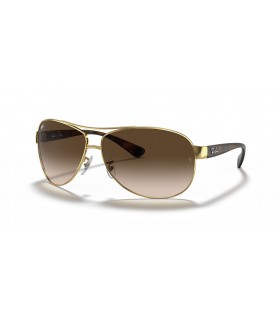 Ray-Ban RB3386 XXL (67 - 13) med Brune linser og Gull frame Solbriller