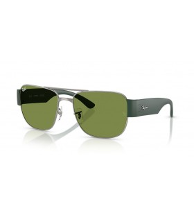 Ray-Ban RB3756 XXL (59 - 18) med GrÃ¸nne linser og SÃ¸lv frame Solbriller