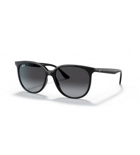 Ray-Ban RB4378 S (54 - 16) med Grå linser og Svart frame Solbriller