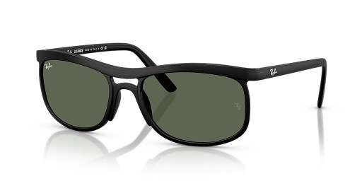 Okulary przeciwsłoneczne Ray-Ban RB4452 Liteforce XL (56-20) z zielonymi soczewkami i czarnej oprawce