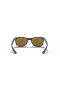 Okulary przeciwsłoneczne Ray-Ban RB9052S New Wayfarer Kids S (47-15) z niebieskimi soczewkami i czarnej oprawce