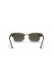 Okulary przeciwsłoneczne Ray-Ban RB3916 Clubmaster Square Legend Gold M (52-21) z zielonymi soczewkami i черепаховой oprawce