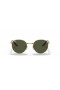 Okulary przeciwsłoneczne Ray-Ban RB3691 XXS (48-21) z zielonymi soczewkami i złotej oprawce