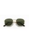 Okulary przeciwsłoneczne Ray-Ban RB3548N z łbami płaskimi soczewkami M (51-21) z zielonymi soczewkami i złotej oprawce
