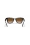 Okulary przeciwsłoneczne Ray-Ban RB4105 Wayfarer Folding Classic XL (54-20) z brązowymi soczewkami i черепаховой oprawce