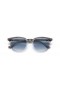 Okulary przeciwsłoneczne Ray-Ban RB2298 Hawkeye M (52-21) z niebieskimi soczewkami i szarej oprawce