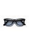 Okulary przeciwsłoneczne Ray-Ban RB2140F Original Wayfarer Classic L (52-22) z niebieskimi soczewkami i czarnej oprawce