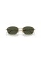Okulary przeciwsłoneczne Ray-Ban RB3749 XXL (58-18) z zielonymi soczewkami i złotej oprawce