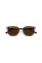 Okulary przeciwsłoneczne Ray-Ban RB2197 Elliot S (52-19) z brązowymi soczewkami i brązowej oprawce