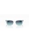 Okulary przeciwsłoneczne Ray-Ban RB9052S New Wayfarer Kids The Little Mermaid ' S (47-15) z niebieskimi soczewkami i przejrzysty oprawce
