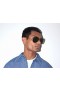 Okulary przeciwsłoneczne Ray-Ban RB3026 Aviator Large Metal II XXL (62-14) z zielonymi soczewkami i złotej oprawce