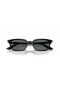 Okulary przeciwsłoneczne Ray-Ban RB4456 Zaya XXS na bazie biologicznej (50-19) z szarymi soczewkami i czarnej oprawce