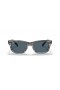 Okulary przeciwsłoneczne Ray-Ban RB2283 Burbank M (52-20) z niebieskimi soczewkami i szarej oprawce