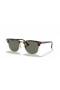 Okulary przeciwsłoneczne Ray-Ban RB3016F Clubmaster Classic XL (55-19) z zielonymi soczewkami i черепаховой oprawce